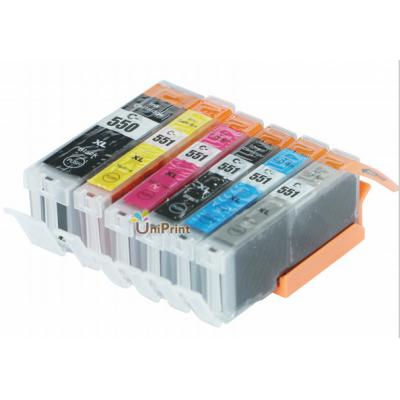 Compatible ink Cartridge PGI550 CLI-551 for Canon IP7250;MG5450/MG5550...