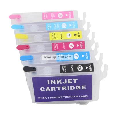 T0851 Refillable ink cartridge for Epson T60 1390 85N Printer