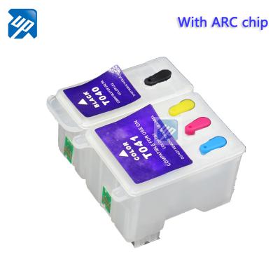 T040 T041 Refillable ink cartridge for Epson C62/CX3200 with ARC chip