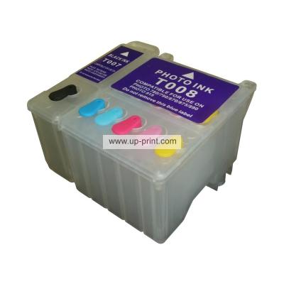 T007 T008 compatible Refillable ink cartridge for epson Photo 1270/128...