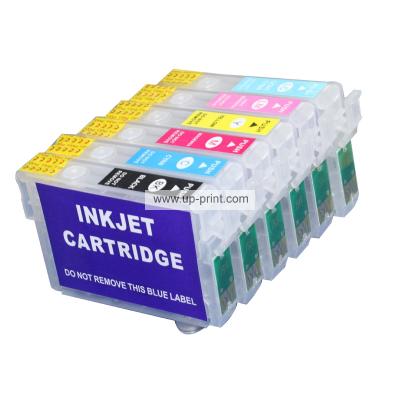T0771 Refillable ink cartridges for Epson Stylus R260 R280 R380 RX580 ...