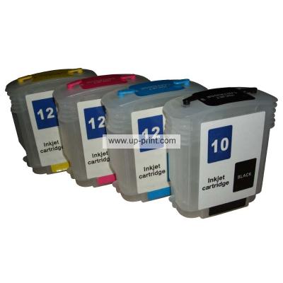 HP10 12(C4844A C4804A C4805A C4806A)  Refillable Ink Cartridges for HP...